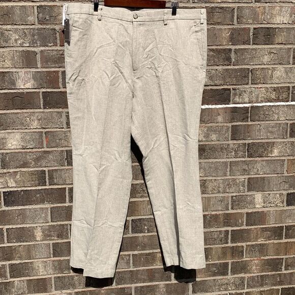 Take 50% OFF- Dockers Premium Linen Men's Tan Pants, Size- W42 L30 - Picture 1 of 15